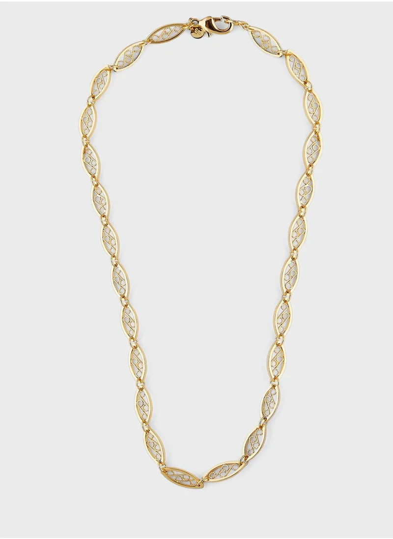 Fashionbox Amani Chain Gold Plated Necklace