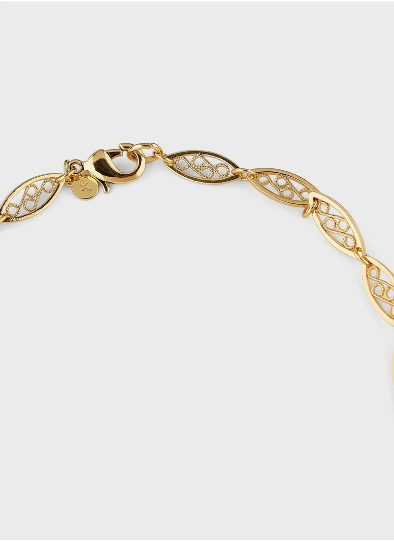 Fashionbox Amani Chain Gold Plated Necklace