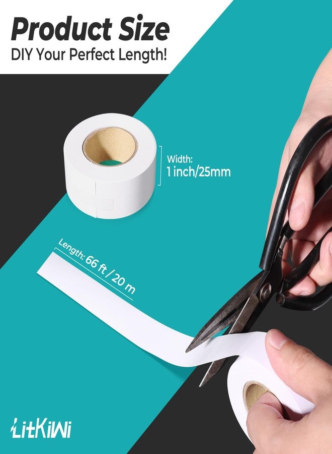 LitKiwi 290 قطعة من ملصقات تغطية فتحات البراغي ذاتية اللصق باللون الأبيض، بثلاثة أحجام (12/15/21 مم) للخزائن الخشبية والأدراج وخزائن الملابس والطاولات + شريط إصلاح من الفينيل بطول 20 مترًا للبلاط والجدران وشقوق الألواح الجانبية المصنوعة من الفينيل - Image 3
