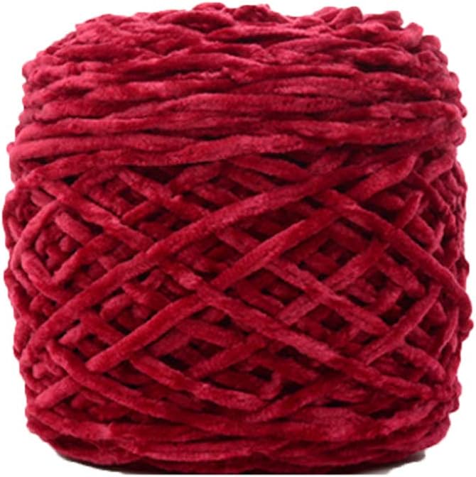 Chunky Yarn,Chenille,100g/0.22lb Velvet Crochet,DIY,Arm Knitting,Bulky Vegan Soft, Warm - Image 1
