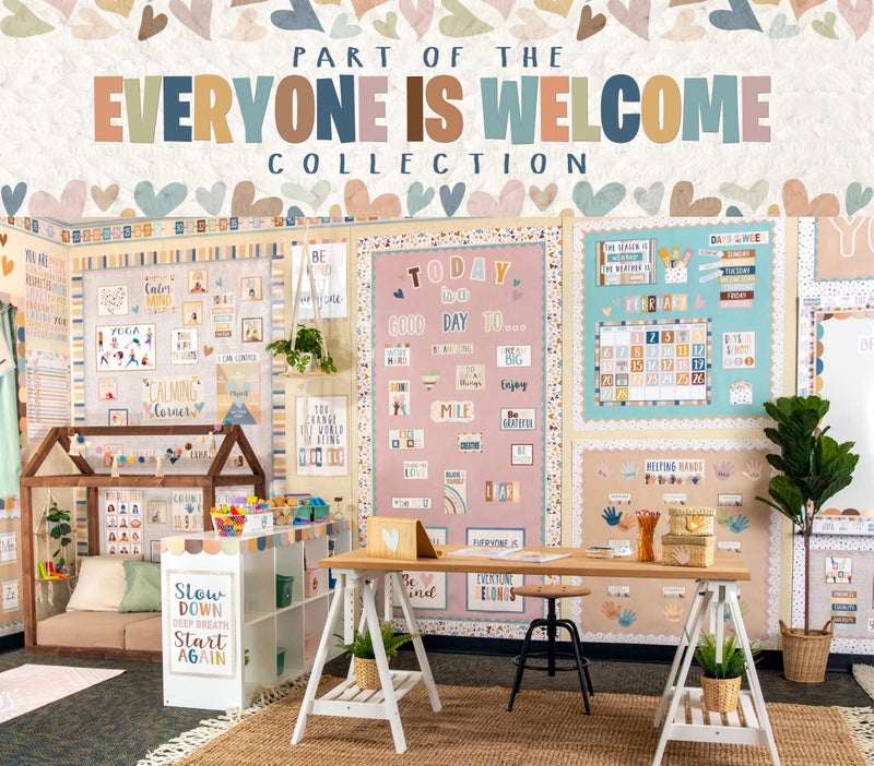 Teacher Created Resources Everyone is Welcome Painted Dots Straight Rolled Border Trim (TCR8912) - Image 5