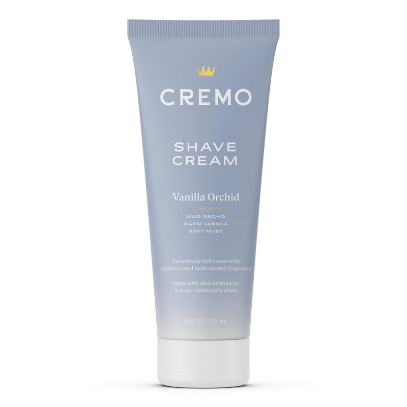 Cremo Vanilla Orchid Moisturizing Shave Cream, Astonishingly Superior Ultra-Slick Shaving Cream for Women Fights Nicks, Cuts and Razor Burn, 6 Fl Oz - Image 1