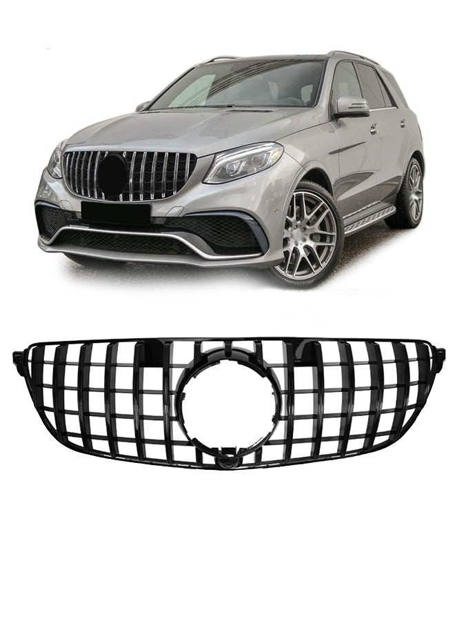 Generic Car front grille compatible with Mercedes GLE 166 Model 2016-2019 GT - Image 1