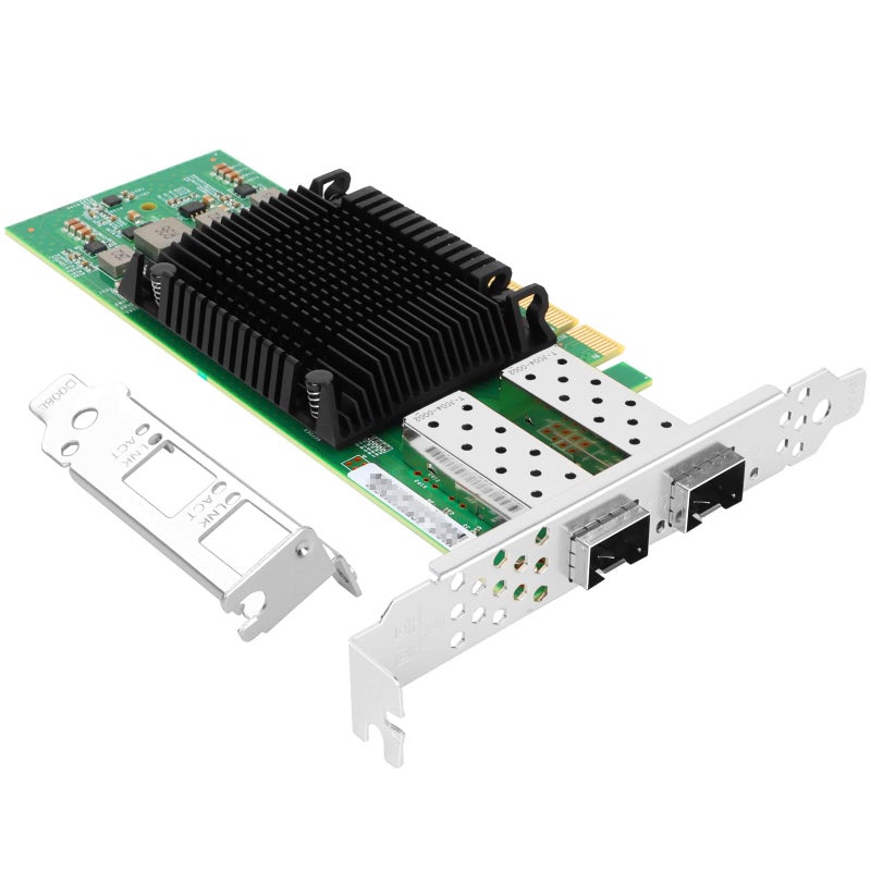 Vogzone 25Gb PCIE NIC Network Card for Intel E810XXVDA2 1GbE10GbE25GbE Dual SFP28 Ports with Intel E810XXVAM2 Chip25GbE PCI Express 40 X8 Ethernet Adapter Support RDMA iWARPRoCEv2UEFI - Image 2