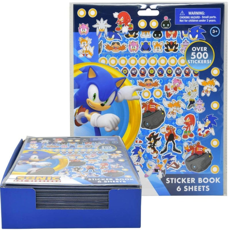 Innovative Designs Sonic The Hedgehog Stickers Book Sheets (Sonic 500) - Image 3