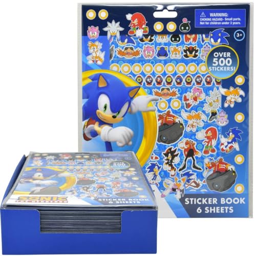 Innovative Designs Sonic The Hedgehog Stickers Book Sheets (Sonic 500) - Image 1