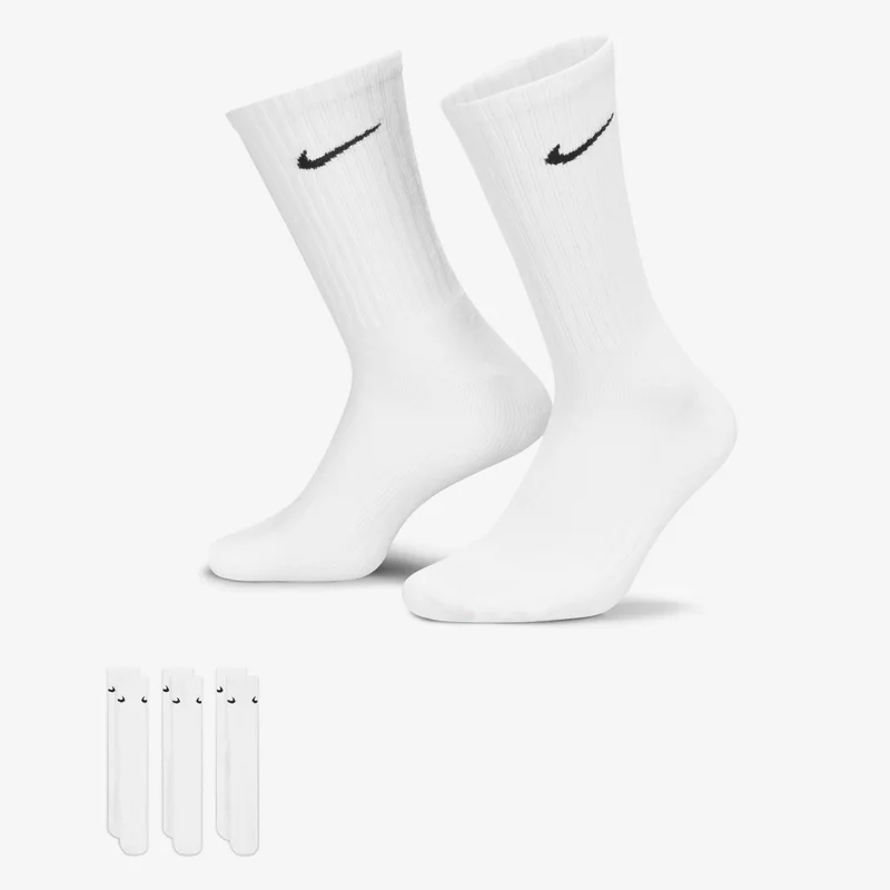 Nike Value Cotton Crew Socks (3 Pack)