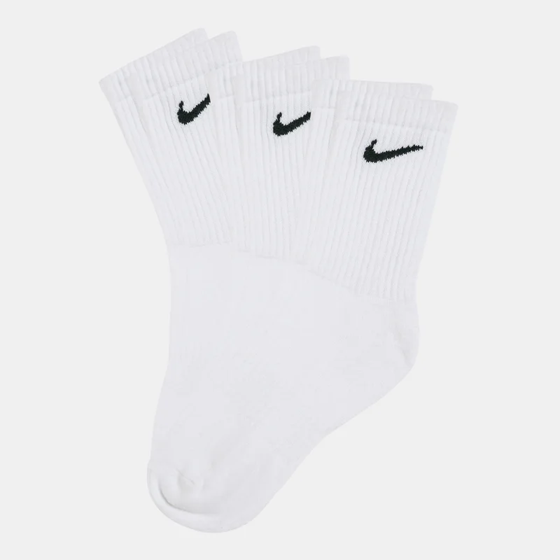Nike Value Cotton Crew Socks (3 Pack)