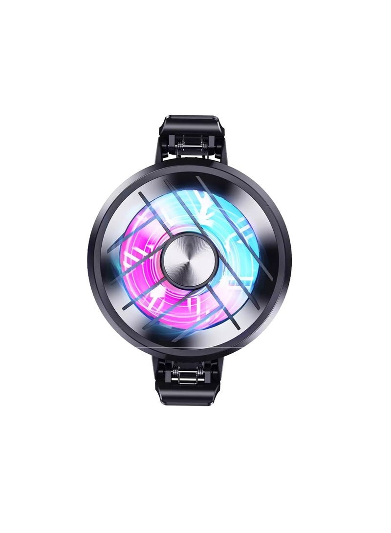 GT30 Phone Cooling Fan for Fast Cooling - Silent Design - Cools Phone While Gaming - TYPE-C Connection - Black - Image 1