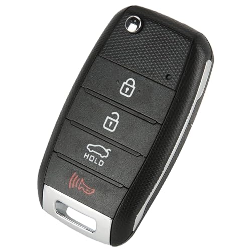 TOP-VIGOR Keyless Entry Remote Key Fob Replacement 433MHz Compatible with Kia Sorento 2015 2016 2017 2018 2019 2020, ID46 Chip 4 Button for OSLOKA-910T 95430C5100 95430-C5101 - Image 4