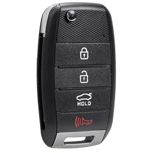TOP-VIGOR Keyless Entry Remote Key Fob Replacement 433MHz Compatible with Kia Sorento 2015 2016 2017 2018 2019 2020, ID46 Chip 4 Button for OSLOKA-910T 95430C5100 95430-C5101 - Image 3