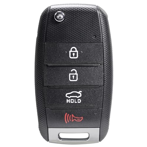 TOP-VIGOR Keyless Entry Remote Key Fob Replacement 433MHz Compatible with Kia Sorento 2015 2016 2017 2018 2019 2020, ID46 Chip 4 Button for OSLOKA-910T 95430C5100 95430-C5101 - Image 1