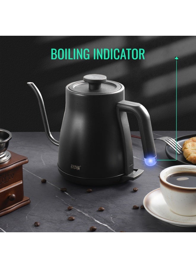 Winning Star Fast Boiling Electric Kettle 1.2L ST-6006 | 1500W Boil Water, Tea & Coffee Kettle with Auto Shut-Off, Anti-Dry & Overheat Protection, Compact with Foldable Heating Plate - Image 3