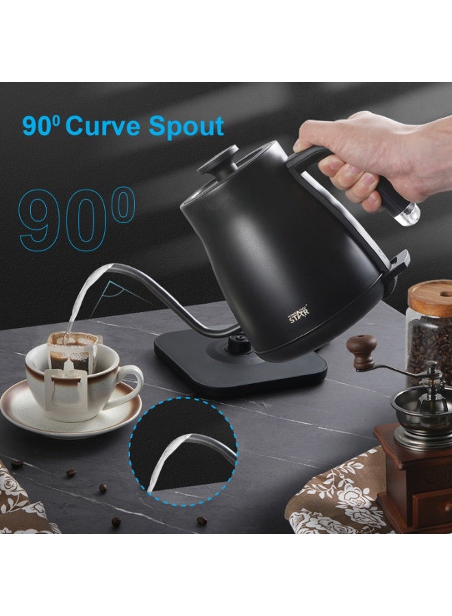 Winning Star Fast Boiling Electric Kettle 1.2L ST-6006 | 1500W Boil Water, Tea & Coffee Kettle with Auto Shut-Off, Anti-Dry & Overheat Protection, Compact with Foldable Heating Plate - Image 2