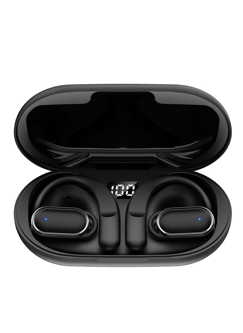 rsilou - OW04U OWS wireless  Bluetooth Earbuds, fast charging, longest battery life, and faster charging, comfortable for long-term wearing, dual modes, digital display - Image 1
