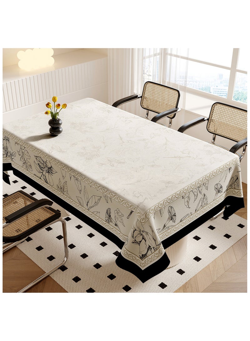 Anna 90*140cmEasy-Clean Waterproof Oil-Resistant Heat-Resistant Patterned Tablecloth - Image 1