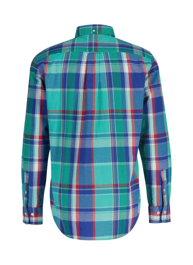 غانت Gant Regular Seersucker Madras Shirt