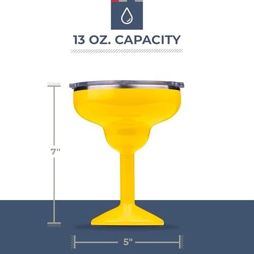 ORCA Rita | Temperature Insulated, Stainless Steel Margarita Glass, Lidded Tumbler for Cocktails, Wine & Cold Drinks — Seafoam - Image 3