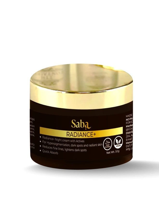 Saba Kombucha Saba Radiance+ Night Gel Cream with Niacinamide, Cocoa Extract & Actives | 50g - Image 1