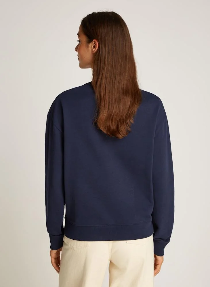 كالفن كلاين Logo Crew Neck Sweatshirt