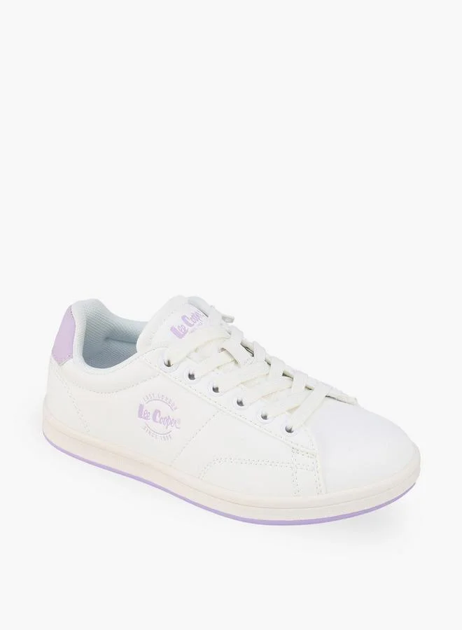 Lee Cooper Girls Lace-Up Ankle School Sneakers