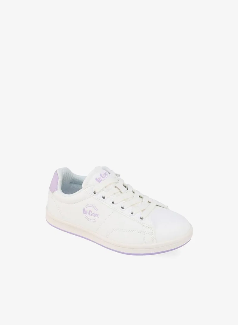 Lee Cooper Girls Lace-Up Ankle School Sneakers