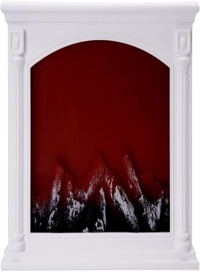 Miraya Fireplace LED Flame Effect Simulation Lamp for Home Decoration and Indoor Decorations Black Wooden - Image 3