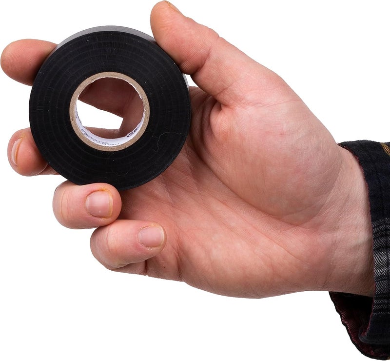 Duck Brand 282289 Economy Electrical Tape, 3/4-Inch by 60 Feet, Single Roll, Black (Pack of 2) - Image 4