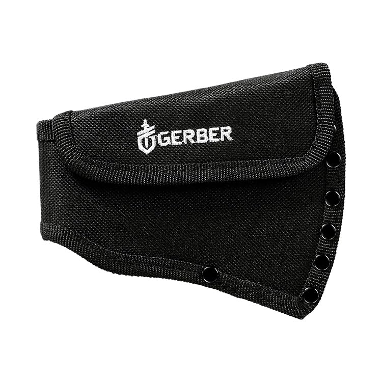 Gerber Gear Pack Hatchet - 3.5" Steel Blade Axe with Full Tang - Survival, Bushcraft and Camping Gear - with Mountable Nylon Sheath - Brown - Image 2