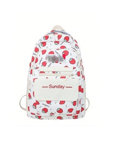 Valerio Classic Strawberry Style Backpack New School Back Bag  - Image 2
