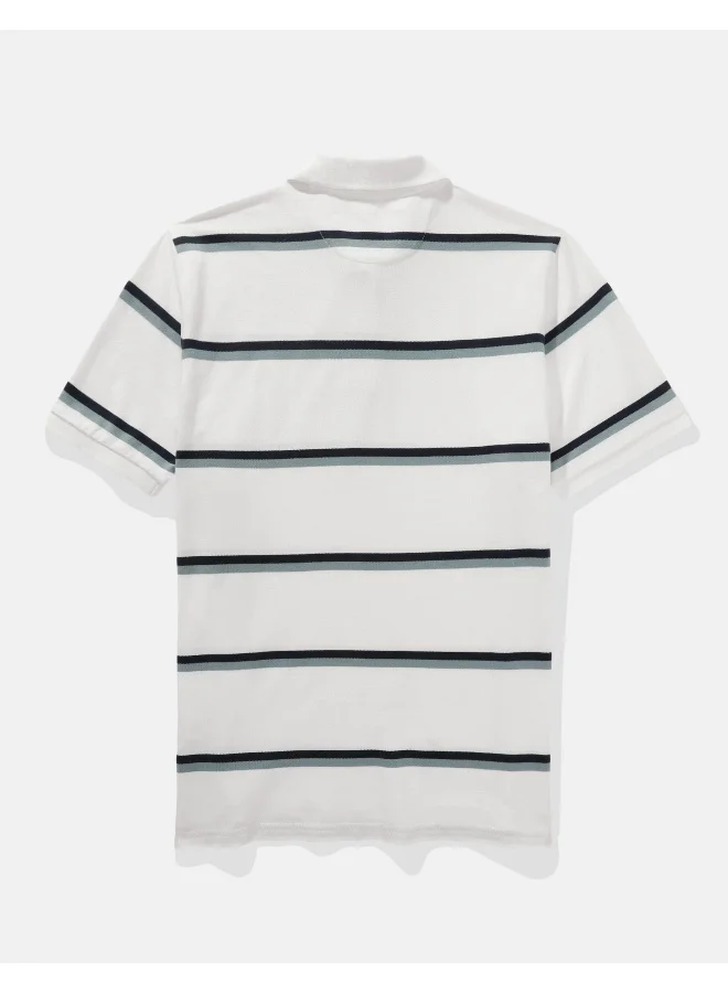 امريكان ايجل AE Striped Polo Shirt