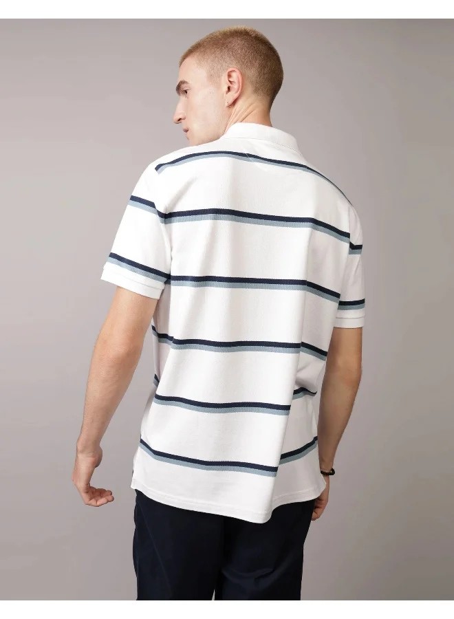 امريكان ايجل AE Striped Polo Shirt