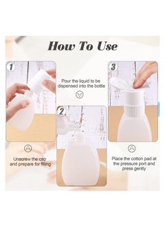 4 Pcs Plastic Push Down Pump Bottle, Refillable Nail Polish Remover Bottle, Press Pumping Dispenser, with Flip Cap for Nail Polish&Makeup Remover Liquid, Push Down Dispenser Bottle Container - pzsku/Z8D44864C6706B3D35890Z/45/_/1698637166/ec0cbd23-8240-4dae-81db-a32e7d0f1a2f