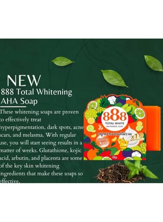 888 TOTAL WHITE 888 Total White Whitening Soap Glutathione x10 and x10 Fast  Effective 100% ORIGINAL | Best Price KSA | Riyadh, Jeddah