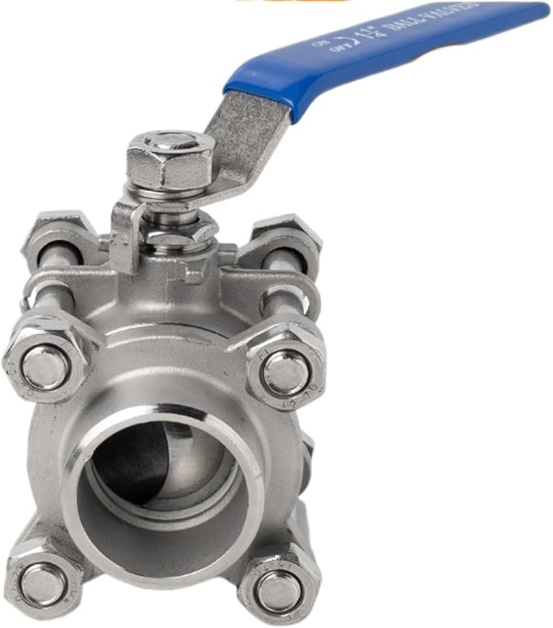 316 Stainless Steel Full Bore Ball Valve DN32 High Temperature Welded Water Switch - Image 3