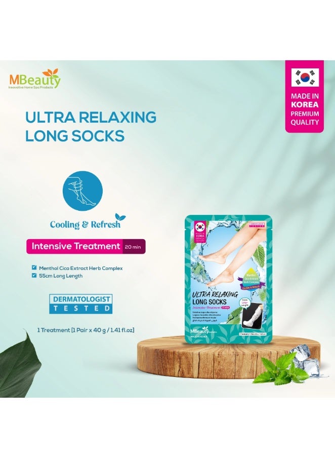 MBeauty Ultra Relaxing Long Socks -1 Pair x 40 g - Image 4