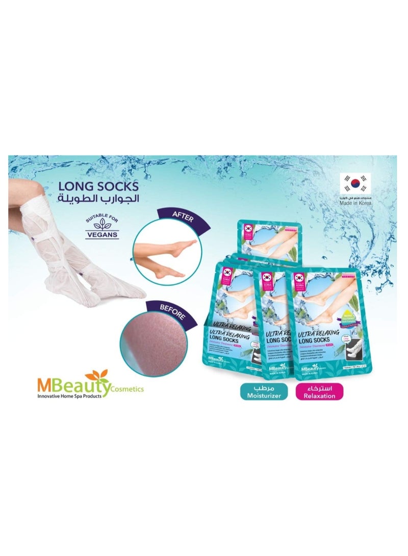 MBeauty Ultra Relaxing Long Socks -1 Pair x 40 g - Image 3