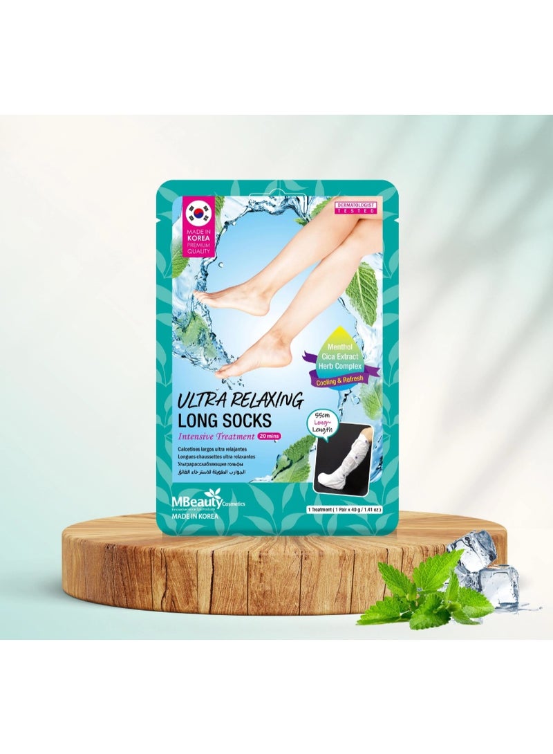 MBeauty Ultra Relaxing Long Socks -1 Pair x 40 g - Image 2