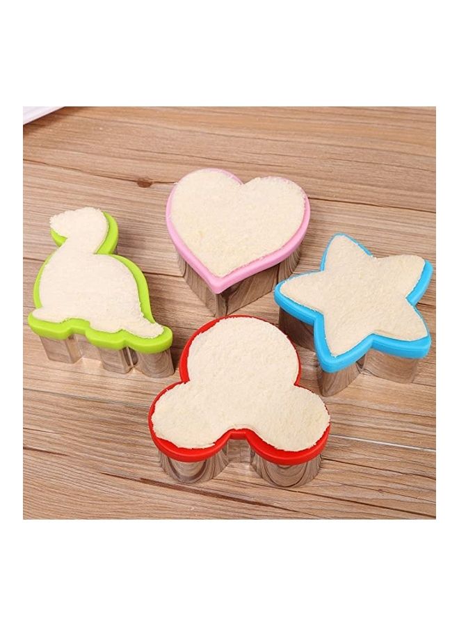 Loquat Diffrent Shapes Sandwich, Cookie And Vegetable Cutters Mold For Kids Multicolour 50grams - Image 5