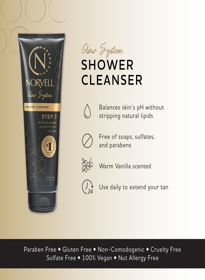 Norvell Post Self Tanner pH Balancing Cleanser Body Wash 8.5 fl oz - Gentle Self Tan Safe Formula to Maintain Even Color, Extend Sunless Tanning & Leave Skin Soft and Hydrated - Image 2