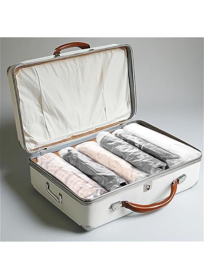 Travel Compression Bags, Roll-Up Space Saver Bags Vacuum Storage Bags 47x35cm/18.5x13.7in for Luggage Backpack Suitcase Packing Organizers(3PCS)  - Image 3