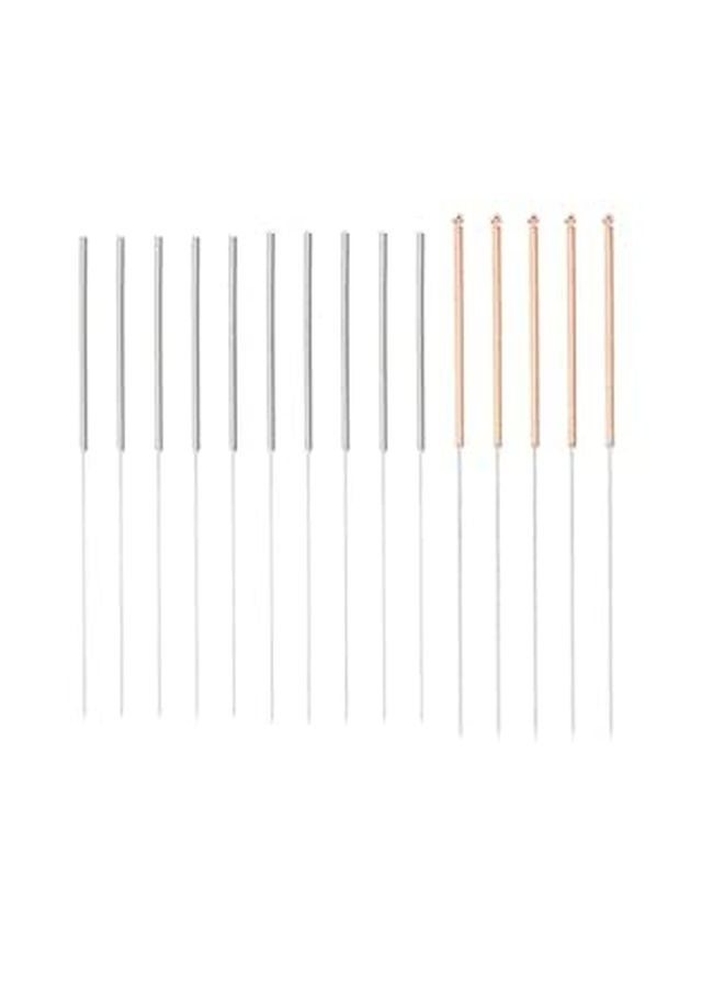 15pcs Stainless Steel 3D Printer Nozzle Cleaner Kit with 0.25mm 0.35mm 0.5mm Needles for Extruder Maintenance - Image 1