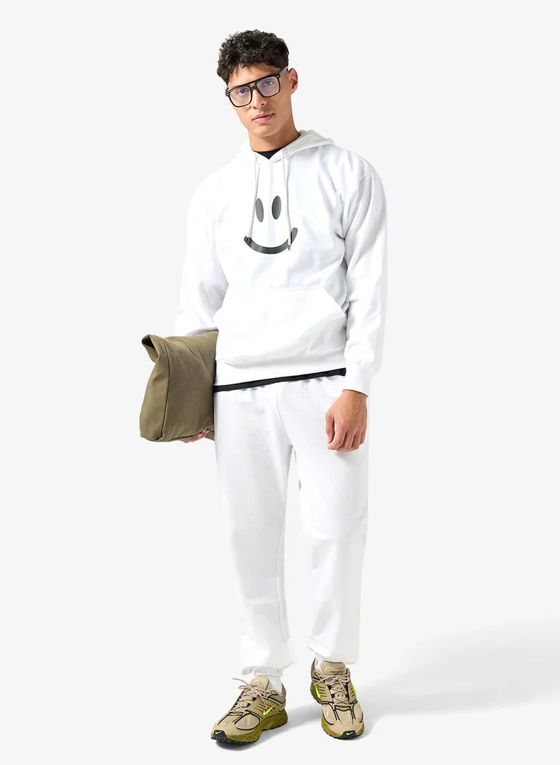 Seventy Five Basics  Graphic Print Hoodie for Men | Best Price UAE