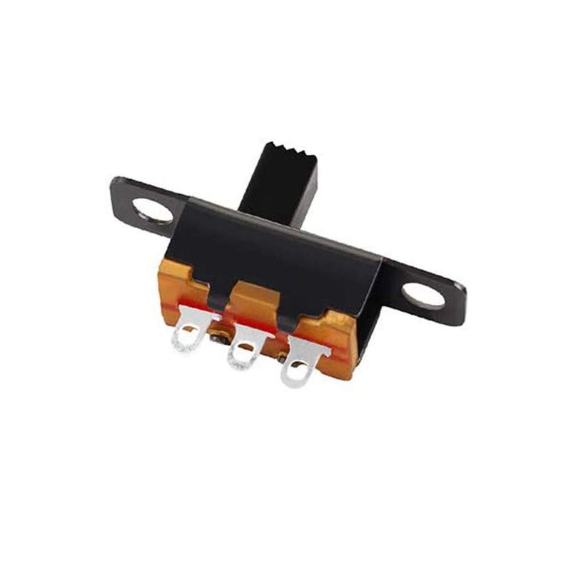 DOUKI 20PCS Vertical Slide Switches 1P2T SPDT 3 Pin 2 Position AC125V 2A SS12D10 High Knob Micro Slide Switch with 20PCS Mini Panel Slide Switch ON/Off SS12F15 3Pin Latching Toggle Switch - Image 5