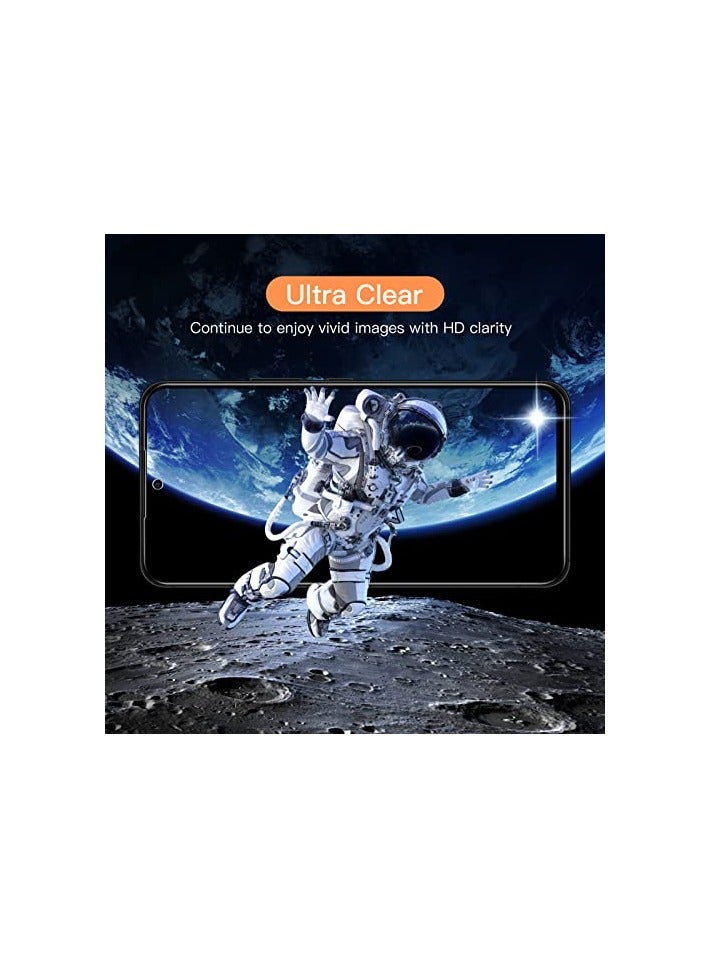 جي تيك واقي شاشة JETech لهاتف Samsung Galaxy A54 5G مقاس 6.4 بوصة، طبقة من الزجاج المقوى 9H، مضاد للخدش، شفاف عالي الدقة، 3 عبوات - Image 3