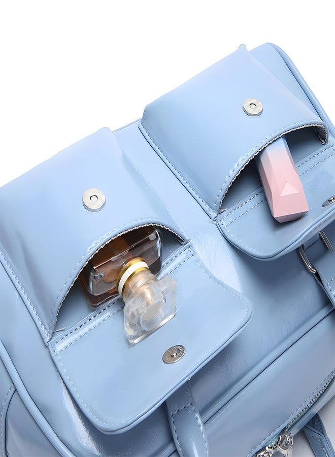 VODIU Shoulder Bag For Women,Retro Leather Tote Handbags Satchel Bag Trendy Clutch Purse - Image 2