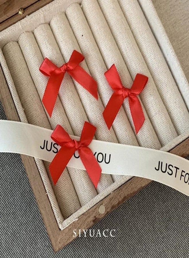 Essivox 20Pcs Red Hair Bows and Alligator Clips Set, Mini Ribbon Barrettes for Girls, Women - Image 2