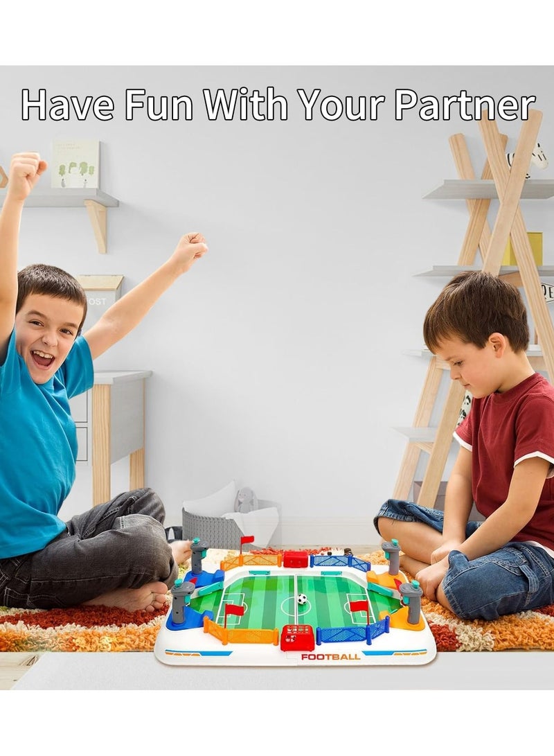هالامودو لعبة لوحة كرة القدم الصغيرة للأطفال: ألعاب طاولة كرة القدم للأطفال 3 4 5 6 7 8-12 سنة - لعبة الرياضة التفاعلية للبنبول عمر 3 + حفلة منزلية داخلية - هدية عيد ميلاد للفتيان والبنات - Image 2