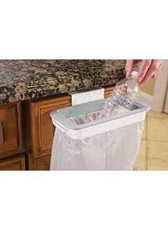 N M Z N M Z Garbage Bag Holder Storage Rack Hanging Back Cupboard Door Hanging Kitchen Cabinet Kitchen Trash Rack Tools  - Image 5