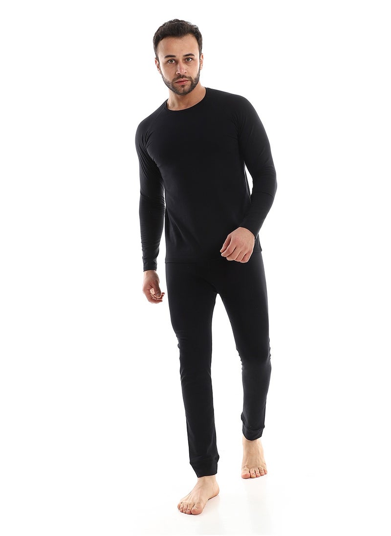 REDCOTTON Thermal Underwear Winter Set Long Sleeve Underwear Unlined 